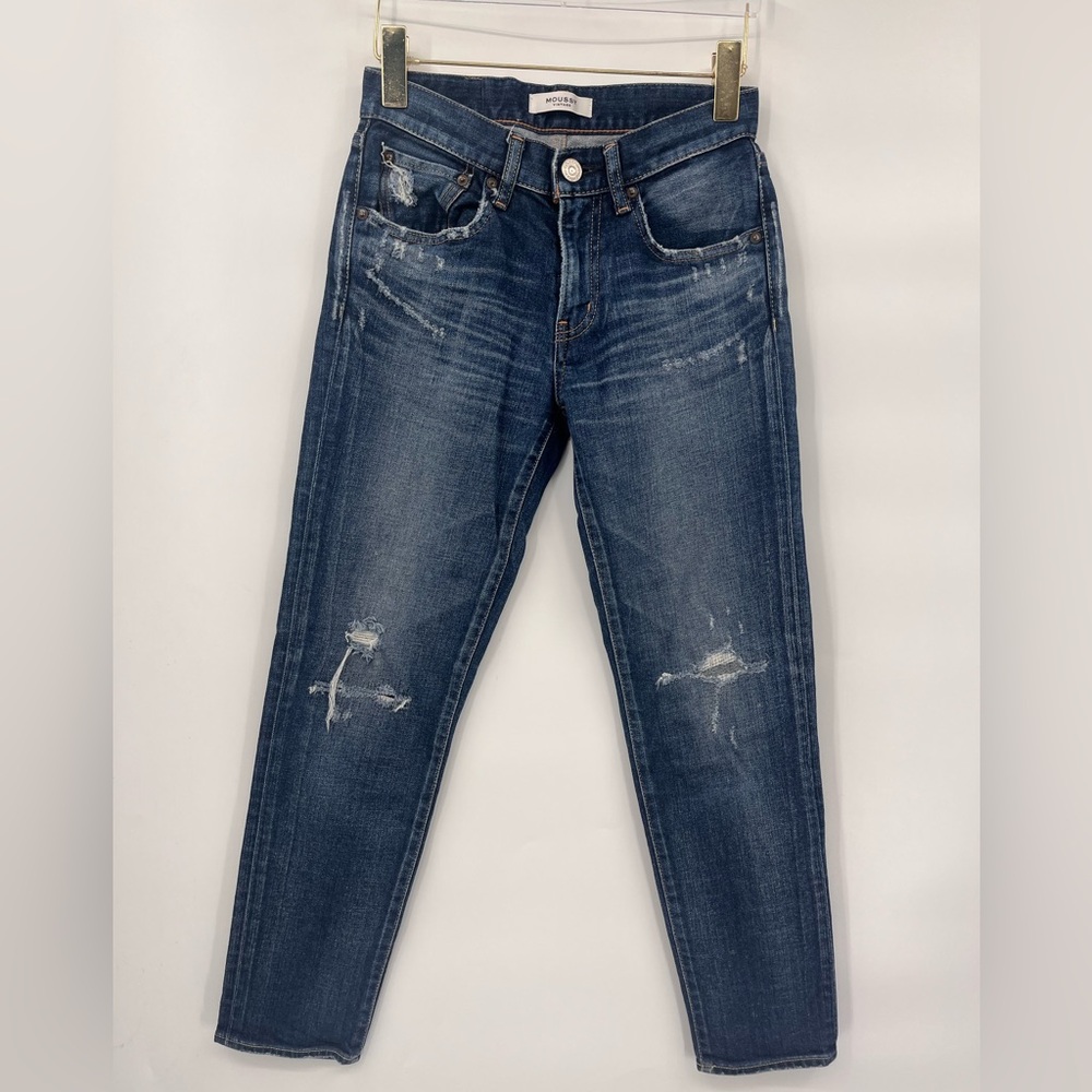 Moussy Vintage dark blue skinny jeans size 25